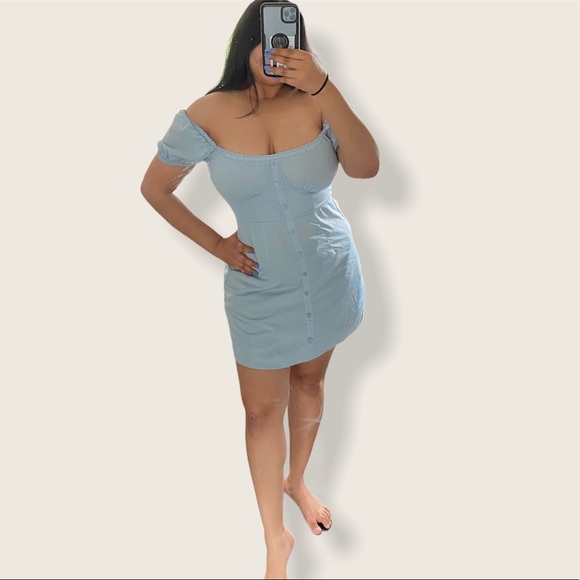 Blue Summer Dress - Picture 1 of 4